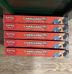 Pokemon Charizard ex Special Collection Sealed Box, Promo& Booster CardS 5 BOXES - Image 1