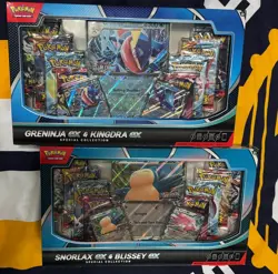 Pokemon Snorlax Ex & Blissey Ex + Greninja Kingdra Ex Special Collection Box NEW - Image 2