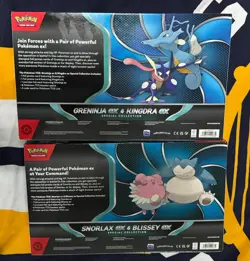 Pokemon Snorlax Ex & Blissey Ex + Greninja Kingdra Ex Special Collection Box NEW - Image 3