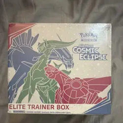 Pokemon Sun & Moon Cosmic Eclipse Elite Trainer Box Arceus Dialga Palkia 2019 - Image 1