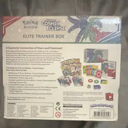 Pokemon Sun & Moon Cosmic Eclipse Elite Trainer Box Arceus Dialga Palkia 2019 - Image 2