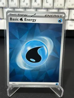 Basic Water Energy - SVE011 - Holo - Prismatic Evolutions Pokemon TCG - Image 1