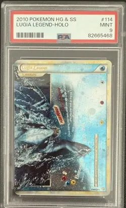 Lugia Legend Holo #114/123 - 2010 Pokemon HG & SS - PSA 9 -LOW POP 171 - Image 1
