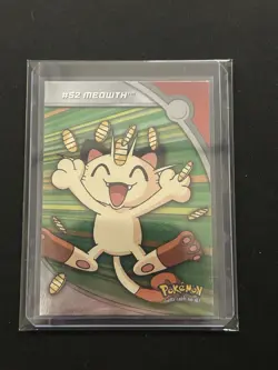 Meowth #52 -HV9- Silver Foil - Pokemon Topps Series 3 - Image 1