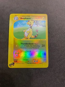 Ampharos 1/147 Aquapolis Reverse Holo eReader Pokemon TCG English NM - Image 1