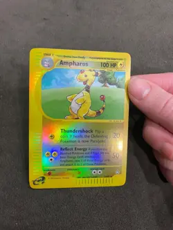 Ampharos 1/147 Aquapolis Reverse Holo eReader Pokemon TCG English NM - Image 4