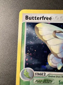Pokemon TCG Butterfree 2/112 EX FireRed & LeafGreen Holo Rare LP GREAT SWIRL - Image 2