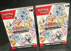 Pokemon TCG Prismatic Evolutions Booster Bundle - Lot of 2 - Factory Sealed - Image 1