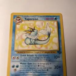 Pokemon TCG Vaporeon 28/64 Jungle Set Non-Holo Rare, Unlimited - Image 3