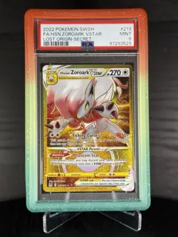 Pokemon TCG Hisuian Zoroark Vstar Sword & Shield - Lost Origin 213/196... - Image 1
