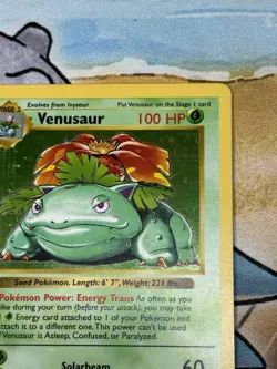 Pokemon TCG 1st Edition Base Set Shadowless Venusaur Holo - Image 5