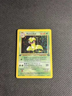 Pokemon TCG Victreebel 14/64 1st Edition Jungle Holo MP - Image 3