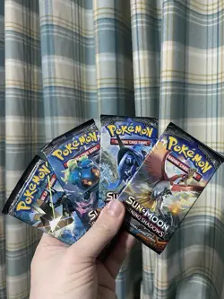 4x Pokemon TCG Sun & Moon Burning Shadows | 2017 Sealed Complete Booster Art Set - Image 1