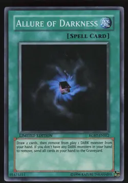 Allure of Darkness RGBT-ENSE2 Super Rare Yu-Gi-Oh - Image 1