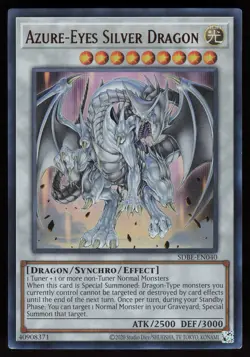 Azure-Eyes Silver Dragon SDBE-EN040 Ultra Rare Yu-Gi-Oh - Image 1