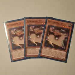 Konami Yu-Gi-Oh! TCG Retaliating "C" x3 SDBT-EN021 1st Edition Insect Effect - Image 2