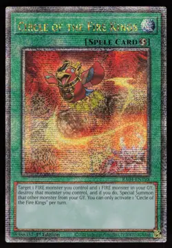 Circle of the Fire Kings RA04-EN195 QCR 1st Edition Yu-Gi-Oh - Image 1