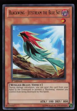 Blackwing - Jetstream the Blue Sky DP11-EN011 Ultra Rare 1st Edition Yu-Gi-Oh - Image 1