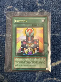 Yu-Gi-Oh! TCG Question Pharaonic Guardian PGD-104 1st Edition Ultra Rare Holo LP - Image 2