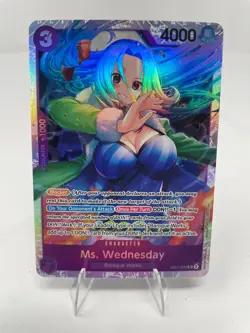 Ms. Wednesday EB01-034 English SR Extra Booster: Memorial Collection One Piece - Image 1