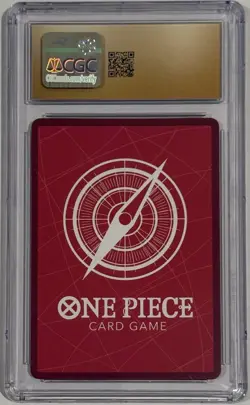 2025 One Piece Monkey D. Luffy Carrying Will Alt Art #OP13-001 CGC 10 Pristine - Image 2