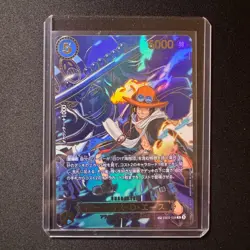 Portgas D. Ace SP EB02-028 Parallel Alt Art One Piece Card Japanese NM - Image 3