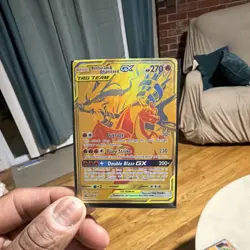 Pokemon Reshiram & Charizard GX TAG TEAM Promo Holo Card SM247 2019 - Image 1