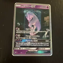 Pokemon Mewtwo GX 78/73 Shining Legends Card Vintage 2017 Testtube - Image 1