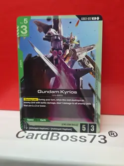 Gundam Kyrios Gundam Card Game . Steel Requiem Rare • GD03-022 - Foil - Image 2
