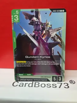 Gundam Kyrios Gundam Card Game . Steel Requiem Rare • GD03-022 - Foil - Image 4