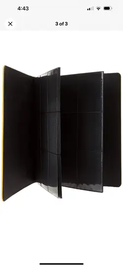 Premium Yellow Display Album for 360 Cards with Pikachu Artwork and Elastic S... 74427845704 - Image 5