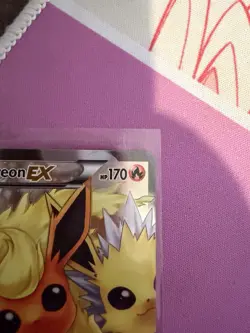 Pokemon Flareon EX Full Art Holo RC28/RC32 Generations Radiant Collection Card - Image 5