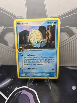 Omanyte - 56/108 - Common - EX Power Keepers Pokemon Card NM - Image 1