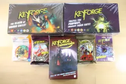KeyForge: Prophetic Visions Sealed Archon + Crucible Clash Foil Card pack + More - Image 1