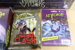 KeyForge: Prophetic Visions Sealed Archon + Crucible Clash Foil Card pack + More - Image 4