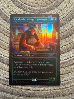 LA ABUELA SIEMPRE GENEROSA FOIL Tireless Provisioner -Rare SLD Nuestra Magia MTG - Image 1