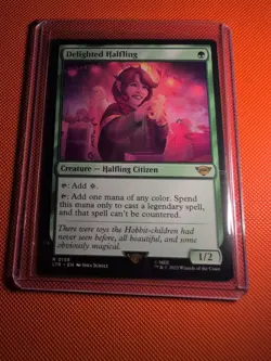Delighted Halfling Magic the Gathering Lord of the Rings - Image 1