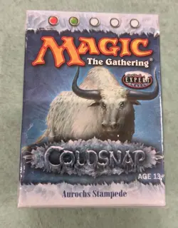 Magic The Gathering Coldsnap Aurochs Stampede Theme Deck Sealed - Image 1