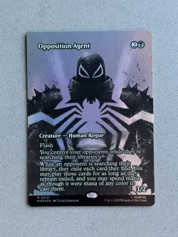 Opposition Agent #19 Borderless FOIL Mythic - MTG Spider-Man (MAR) Unplayed / NM - Image 3
