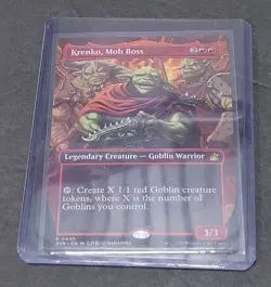 Krenko, Mob Boss (Anime Borderless) Ravnica Remastered Regular Rare . - Image 1