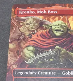 Krenko, Mob Boss (Anime Borderless) Ravnica Remastered Regular Rare . - Image 3