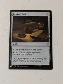 MTG Patriar's Seal - The List Reprints NM - Image 1