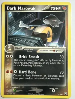 Dark Marowak - (EX Team Rocket Returns) Deck Exclusives 007/109 LP-NM Pokemon - Image 1