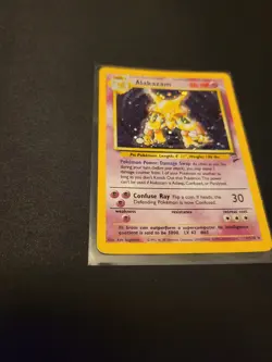 Pokemon Alakazam 1/130 -Base Set 2- Played - Image 2