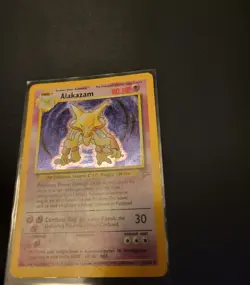 Pokemon Alakazam 1/130 -Base Set 2- Played - Image 4