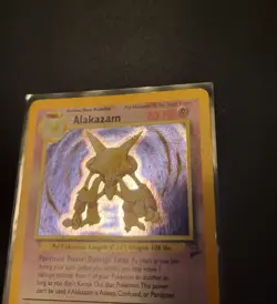 Pokemon Alakazam 1/130 -Base Set 2- Played - Image 5