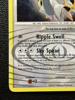 Arceus AR5 Holo Rare Platinum Arceus Pokemon 247 MP - Image 4