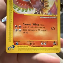 POKEMON TCG WOTC PROMO HO-OH #52/53 REGULAR PROMO 2002 80HP BASIC - Image 2