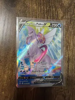 Pokemon Origin Forme Palkia V SWSH253 Holo Rare Black Star Promo - Near Mint - Image 1