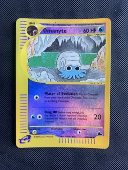 Pokemon TCG - Omanyte 41/144 - Reverse Holo - skyridge - MP - vintage - Image 1